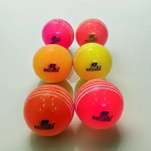 Wind Ball Cricket Tennis Balls Combo Pack of 6 | Soft Synthetic Multicolor Balls