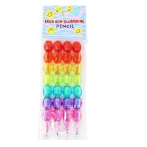 Pearls Moti Design Stacking Pencil for Kids | Non-Sharpening Pencil | Birthday Return Gift