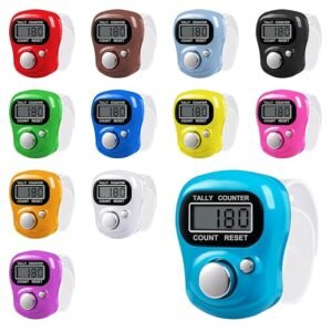 Digital Finger Counter 5 Digit Hand Tally Counter Pack Of 12